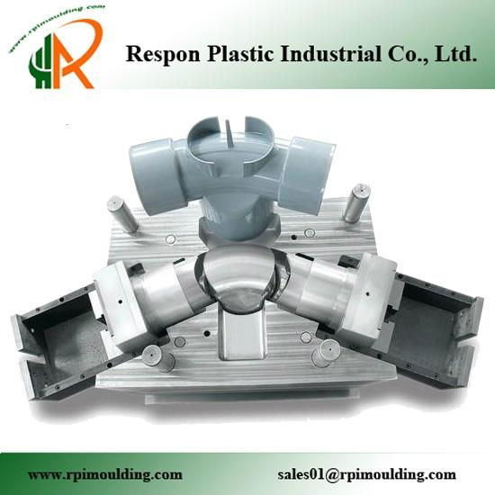 Custom injection plastic pipe fitting mould