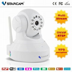 New launched  support ONVIF & triple stream p2p cheap P/T hd IP Camera