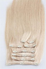 High Quality Cheap Virgin Hair Extension Natural Cuticle Remy Clip-in hair