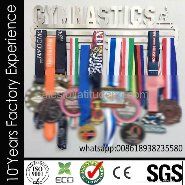 Wholesale cheap customized sports stainless steel medal hanger for hanging medal 2