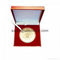 Custom Cheap Metal medal Polishing custom tourist souvenir medal gold coin 1