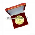 Custom Cheap Metal medal Polishing custom tourist souvenir medal gold coin 3