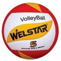 Promotional laminated PU PVC Rubber volleyball 5