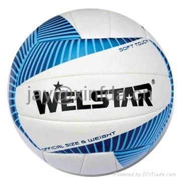 Promotional laminated PU PVC Rubber volleyballs 3