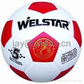 Promotional laminated PU PVC Rubber soccer ball 3