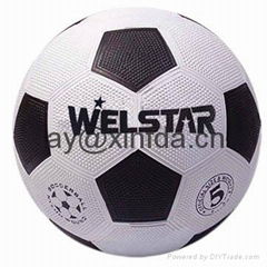 Promotional laminated PU PVC Rubber soccer ball