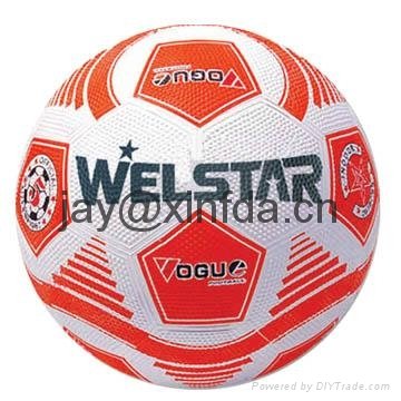 Promotional laminated PU PVC Rubber soccer ball 2