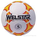 Promotional laminated PU PVC Rubber soccer ball 5