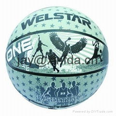 Promotional laminated PU PVC Rubber basketball