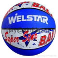 Promotional laminated PU PVC Rubber basketball 4