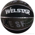 Promotional laminated PU PVC Rubber basketball 5