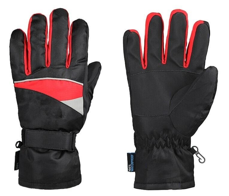 Waterproof Breathable Membrane Warm Goat Leather Ski Glove 5
