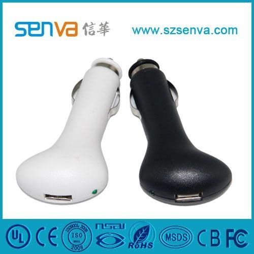 Hot Sale Car USB Charger with CE/RoHS/UL (XYXH-C-5W-5V-01-12) 3