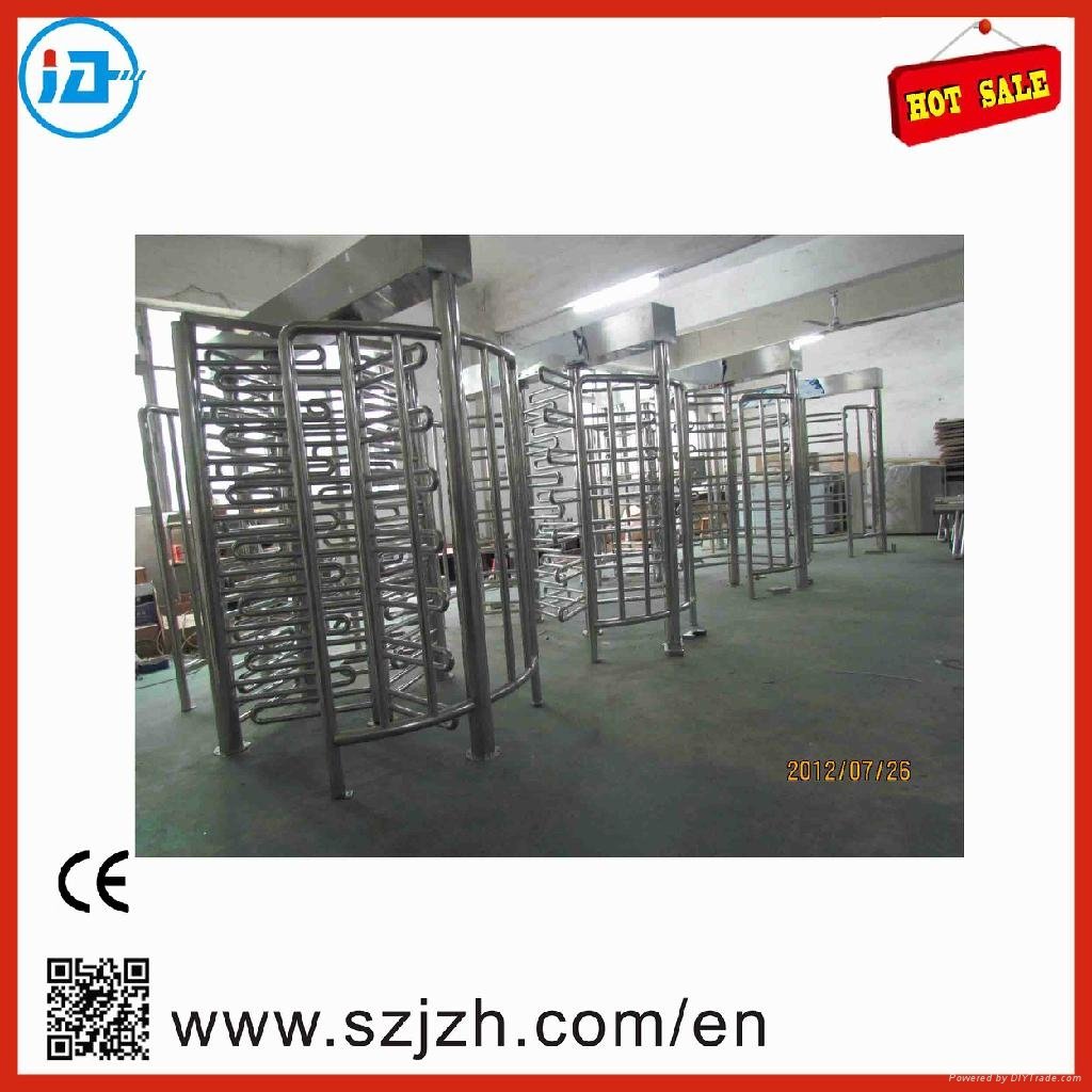 High quality security smart 304 stainless steel full height turnstile gate 2