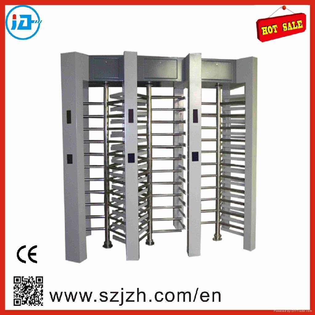 High quality security smart 304 stainless steel full height turnstile gate 3
