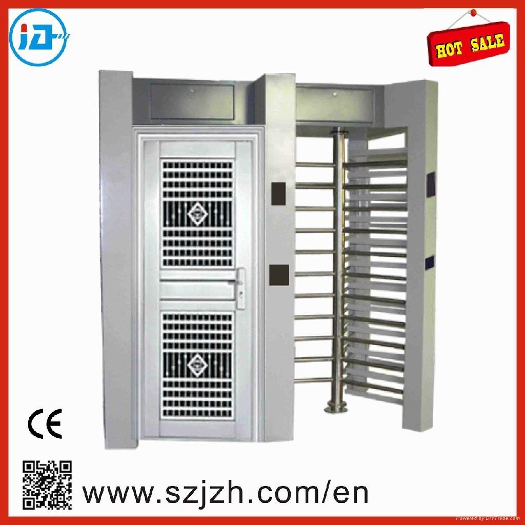 High quality security smart 304 stainless steel full height turnstile gate 4