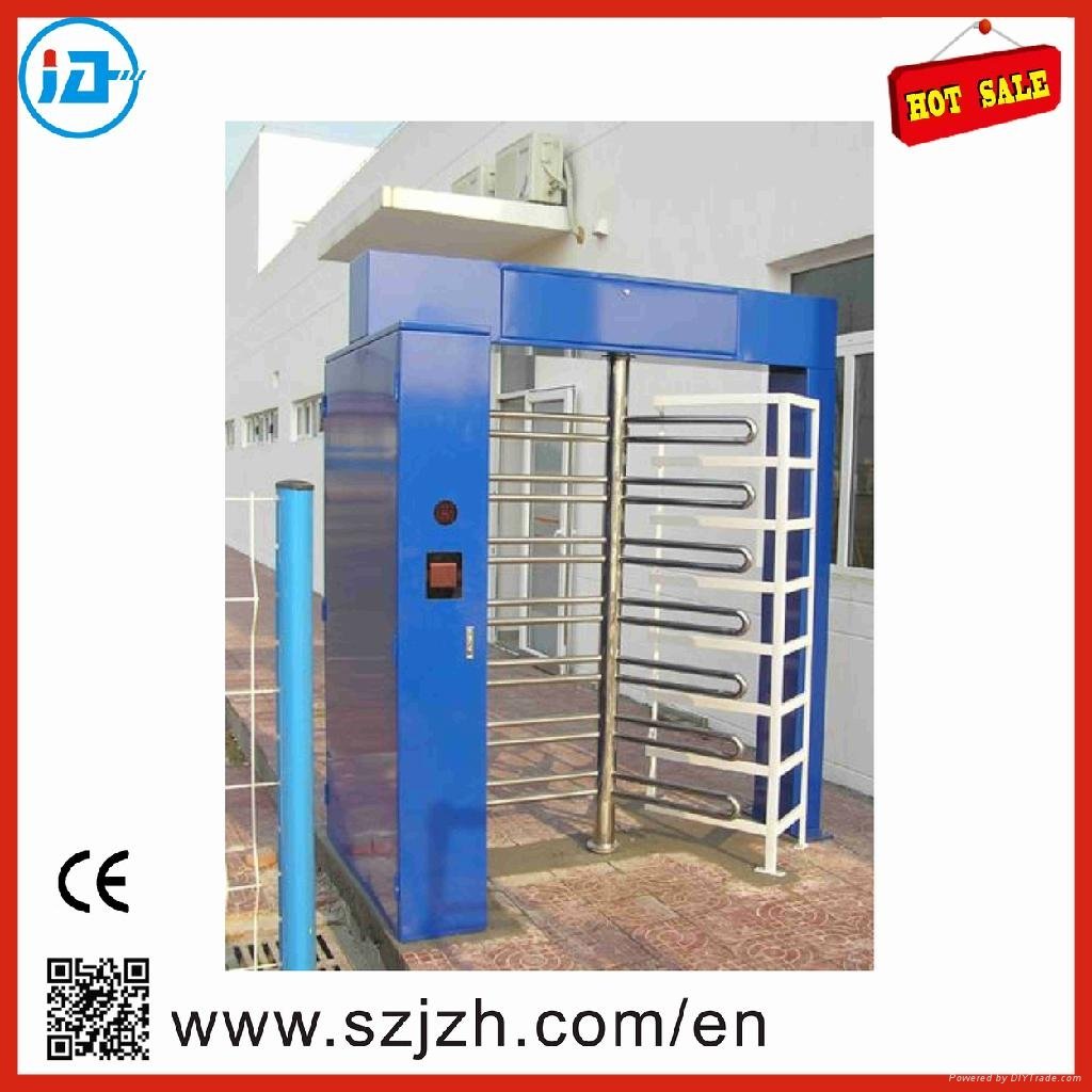 High quality security smart 304 stainless steel full height turnstile gate 5