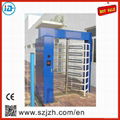 High quality security smart 304 stainless steel full height turnstile gate 5