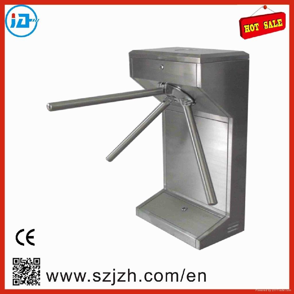 Semi-auto 304 stainless steel rfid Smart Tripod Turnstile with access control sy 2