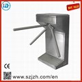 Semi-auto 304 stainless steel rfid Smart Tripod Turnstile with access control sy 2
