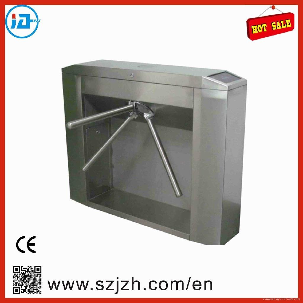 Semi-auto 304 stainless steel rfid Smart Tripod Turnstile with access control sy 3
