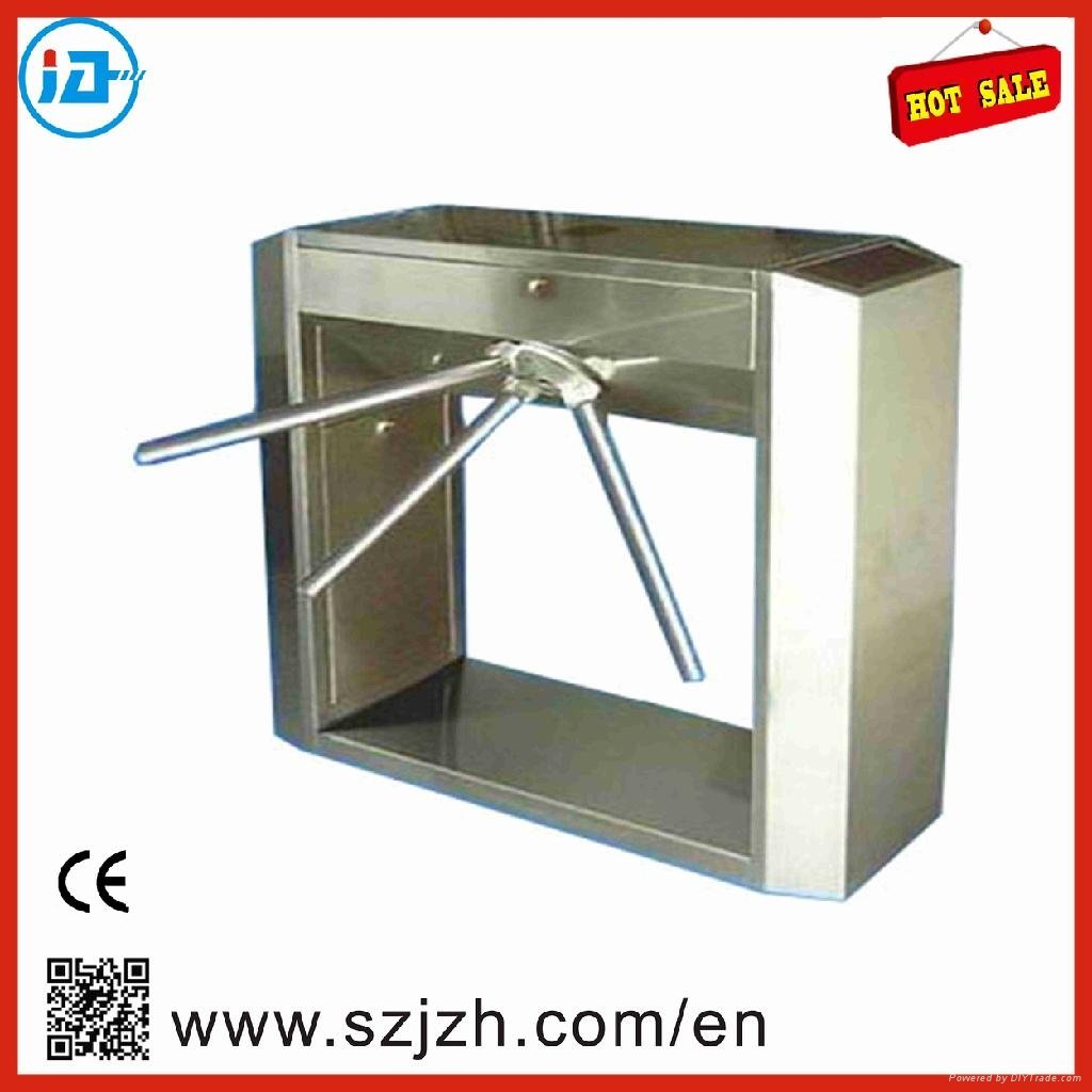 Semi-auto 304 stainless steel rfid Smart Tripod Turnstile with access control sy 4