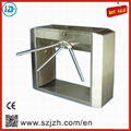 Semi-auto 304 stainless steel rfid Smart Tripod Turnstile with access control sy 4