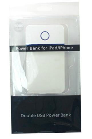 Universal portable power bank external battery pack has 2USB ports multi colors 3