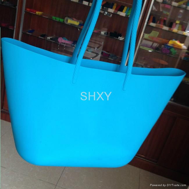 Favorites Compare Fashionable durable silicone lady handbag silicone bag 2