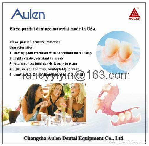 Flexible acrylic valplast particial denture material for dental lab use 5