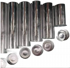 dental Aluminium Empty Cartridges Tube 22mm 25mm 28mm diameter