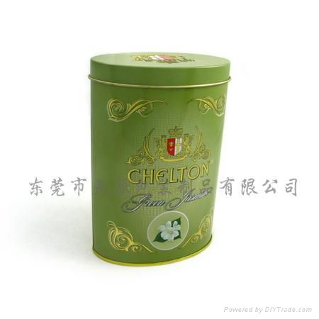 Oval Tea Tin Box