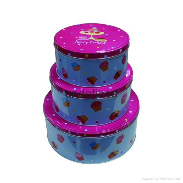 3 sets of large cake tin box 2