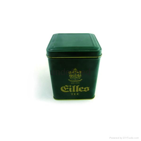 paint green tea tin box