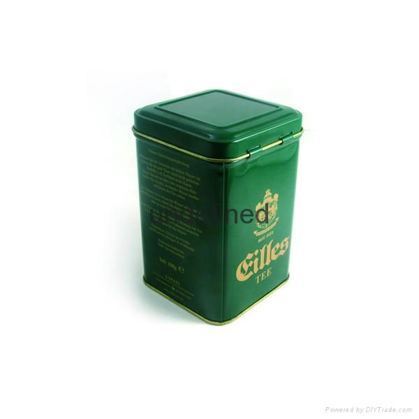 paint green tea tin box 2