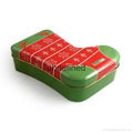 sock shape candy tin box 1