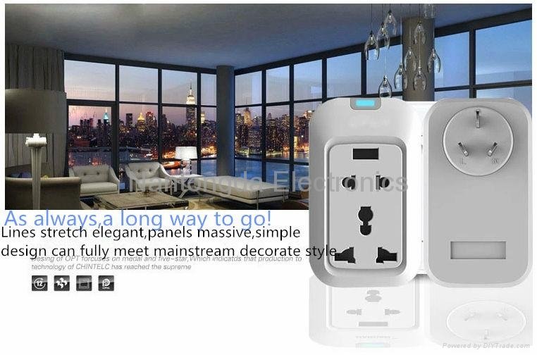 Smart Home Wifi mutiled smart socket plug adapter made in China  4