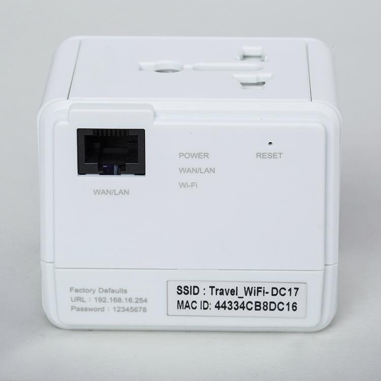 Patent Square wifi router multi adapter with usb port 
