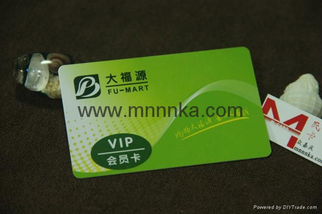 Bright surface membership card 2