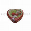  heart shape mint window tin 2