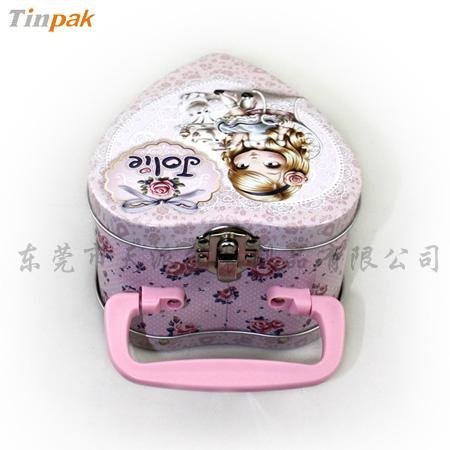  heart shape candy  metal  box for Valentine 4