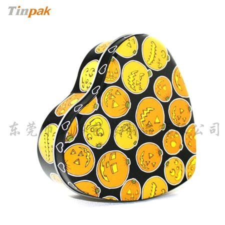 heart shaped tin case  for sweets packaging 3