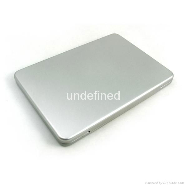 chinese oblong silver cd tin case