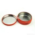  OEM small round tin candle box 3