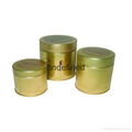 wholesale high quality round tea tin box  1