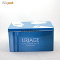 dongguan FDA rectangular cosmetic tin box 