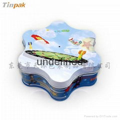 chinese hexagonal candy tin container wholesaler