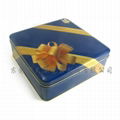 high quality rectangular tin boxes