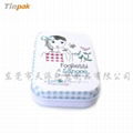 small rectangular soap metal tin box