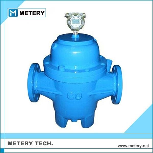 Helical rotor flow meter